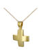 Herren Gold Kreuz 14K