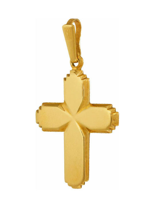 Herren Gold Kreuz 14K