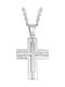 Herren Kreuz aus Silber mit Kette