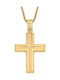 Men's Gold Cross 14K with Chain