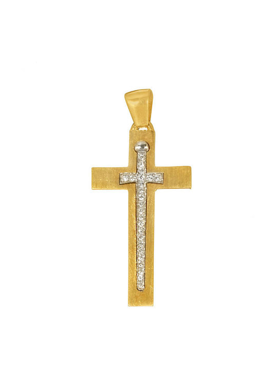 Femeiesc Aur Cruce 14K