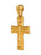 Herren Gold Kreuz 14K