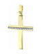 Damen Gold Kreuz 14K