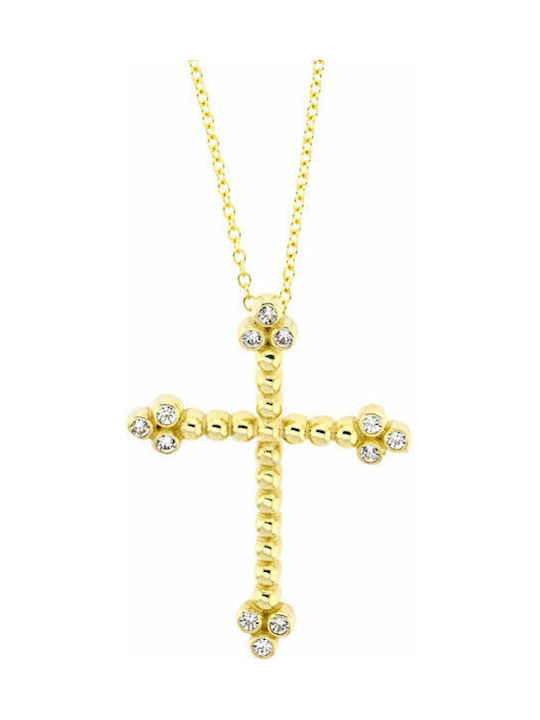 Women's Gold Cross 14K with Chain