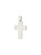 White Gold Cross 14K