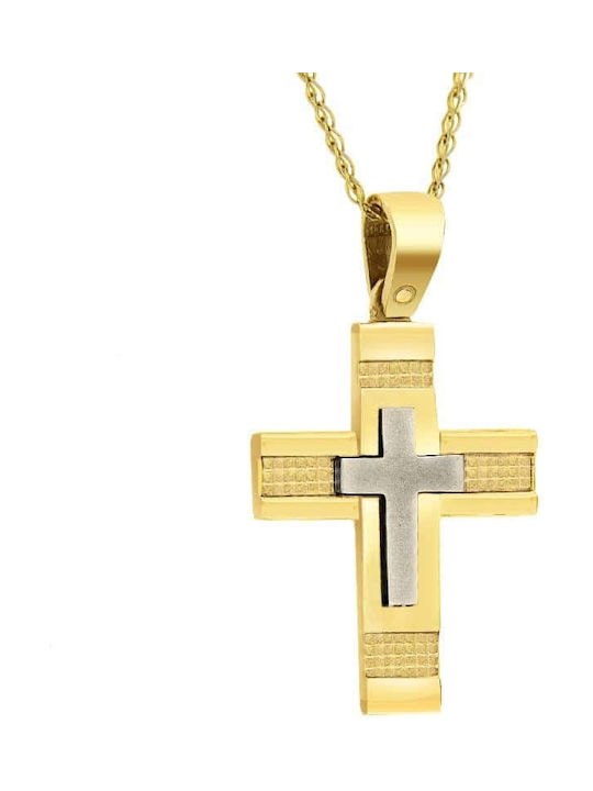 Men's Gold Cross 14K