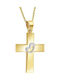 Femeiesc Aur Cruce 14K