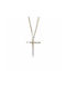 Women's White Gold Cross 18K with Chain