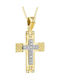 Femeiesc Aur Cruce 14K