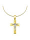 Men's Gold Cross 14K with the Crucified