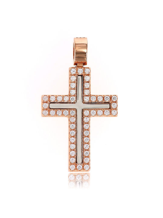 Damen Gold Kreuz 14K