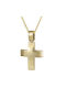 Men's Gold Cross 14K with Chain