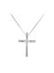 Women's White Gold Cross 14K with Chain