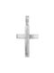 Women's White Gold Cross 9K