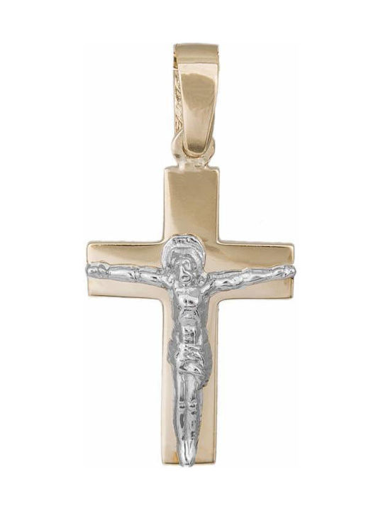 Gold Cross 14K with the Crucified