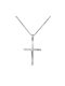 Women's White Gold Cross 14K with Chain