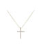 Women's Gold Cross 18K with Chain