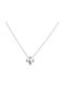 Women's White Gold Cross 14K with Chain