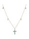 Women's Gold Cross 14K with Chain