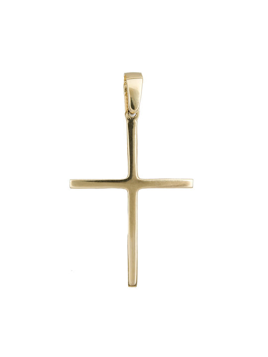 Herren Gold Kreuz 14K