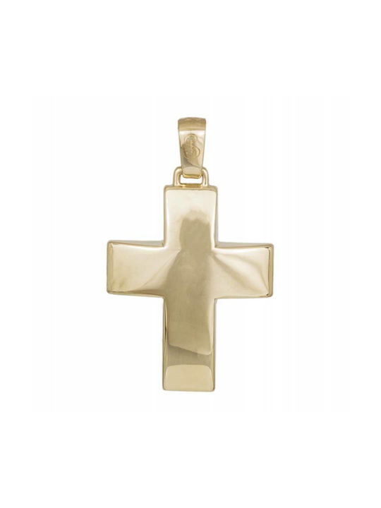 Herren Gold Kreuz 14K