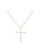 Women's Gold Cross 18K with Chain