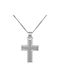 Damen Gold Kreuz 14K mit Kette