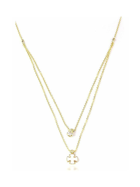 Gold Cross 9K with Chain