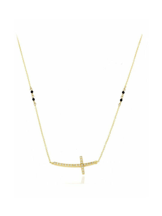 Gold Cross 14K with Chain