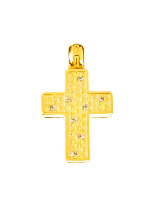 Damen Gold Kreuz 14K