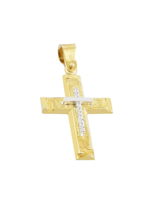 Femeiesc Aur Cruce 14K