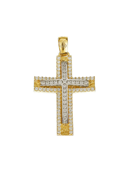 Femeiesc Aur Cruce 14K