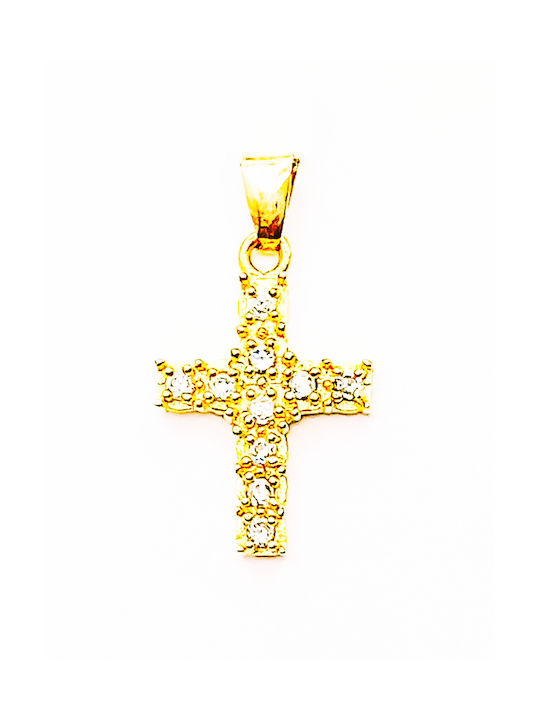 PS Silver Cross from Gold Plated Silver