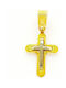 PS Silver Gold Cross 14K