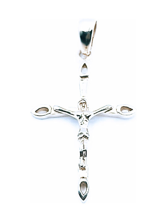 PS Silver Cross with the Crucified from Silver