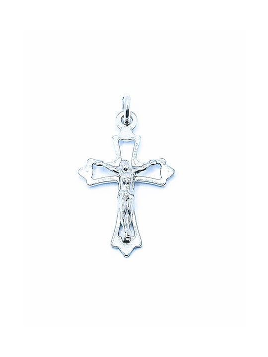 PS Silver Cross with the Crucified from Silver