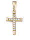 George Art Jewels Cruci din Aur 9Κ fără Lanț