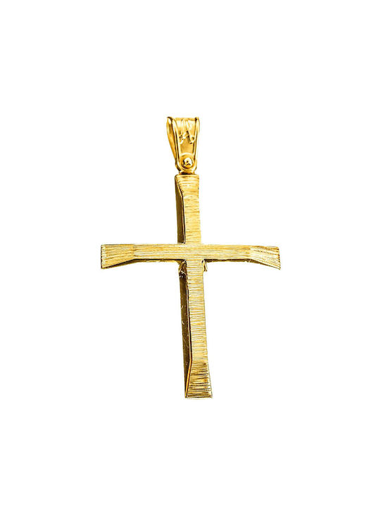 Alorado Men's Gold Cross 14K