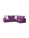 Colțar Canapea Cu Colțul Din Dreapta Violet 220x200x80cm