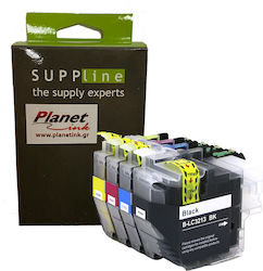 Planetink PL-3213XLMU Kompatibles Mehrere Tinten Packung Brother LC3213XL Multi (Farbe) / Schwarz