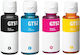 Compatible Inkjet Printer Ink Package HP 6000 Pages 90ml Multiple (Color) 4pcs