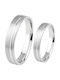 FenixJewelry Ehering-Set aus Weiß Gold 14K