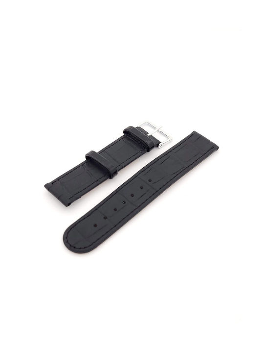 Leather Strap Black 20mm