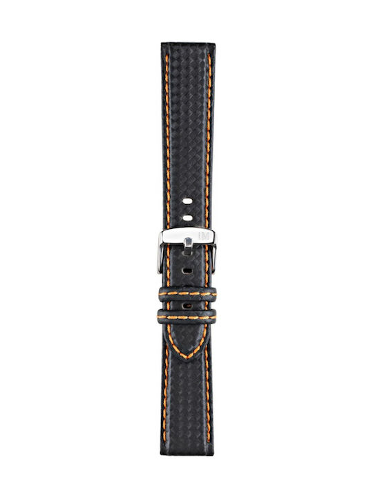 Leather Strap Black 24mm