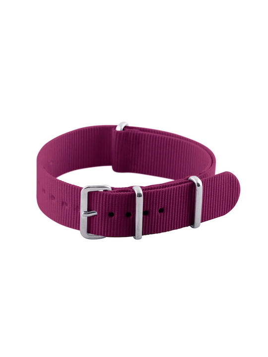 Fabric Strap Nato Purple 22mm