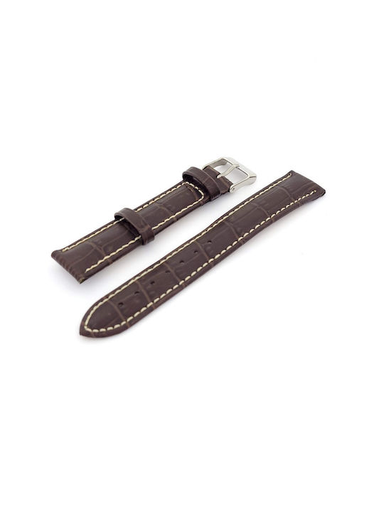 Leather Strap Brown 18mm