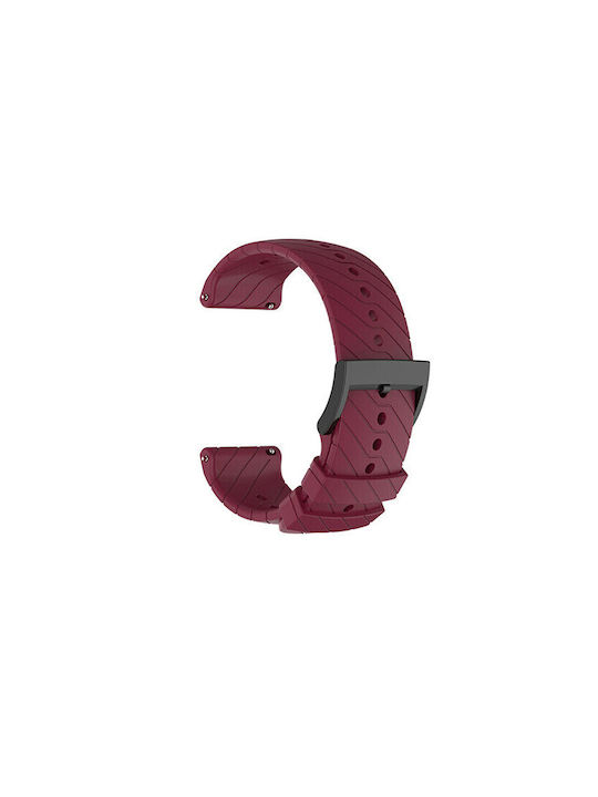 Rubber Strap Burgundy 24mm