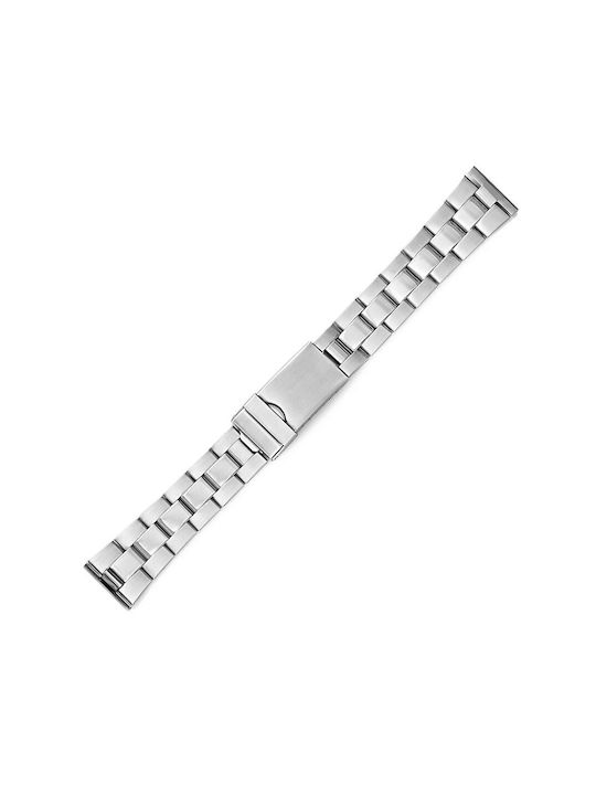 Metallic-Armband Silber