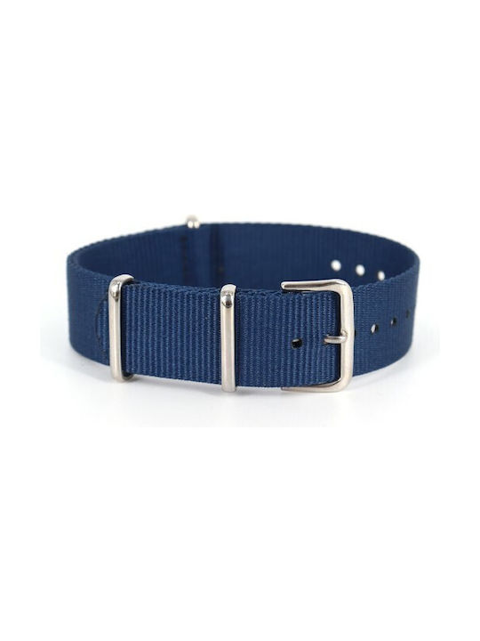 Riemen aus Stoff Nato Blau 20mm