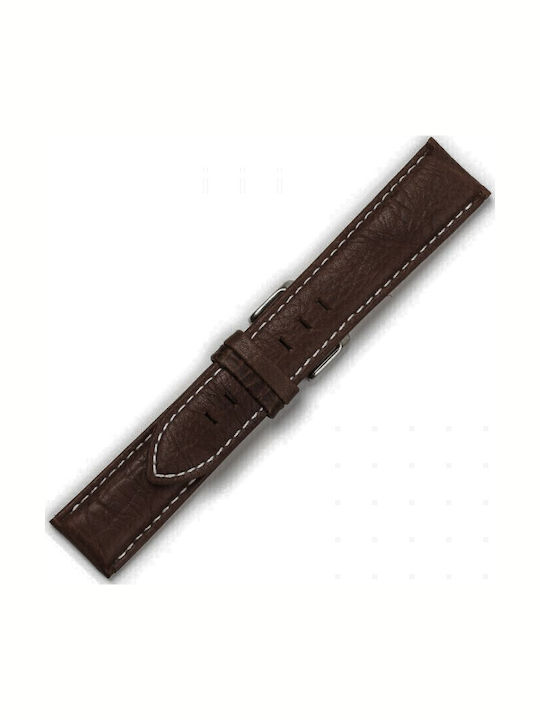 KOSTELO Curea din piele Maro 24mm